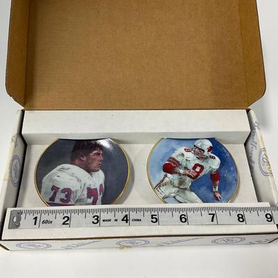 -87- COLLECTIBLE | Bradford Exchange NFL 75th Anniversary All Time Team Plates | Larry Wilson & John Hannah