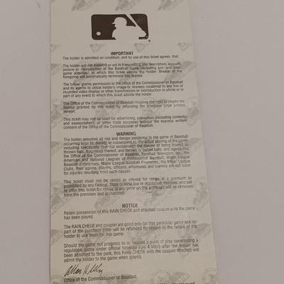 Colorado Rockies All Star Game hat pin with All-star ticket game stub and coin