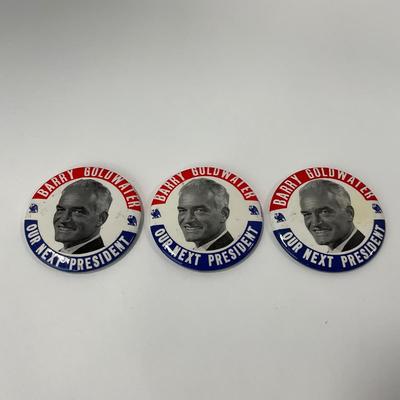 -97- POLITICAL | Vintage 1960â€™s Political Buttons