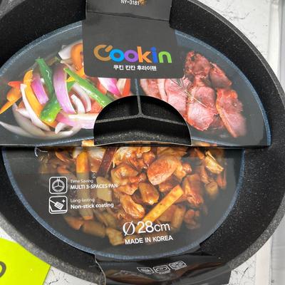New divided skillets