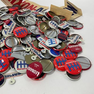 -98- POLITICAL | Vintage 1960â€™s Political Buttons