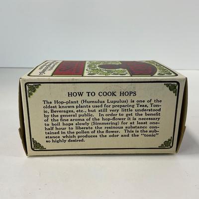 -100- COLLECTIBLE | Pre Prohibition Badger Brand Hops Box