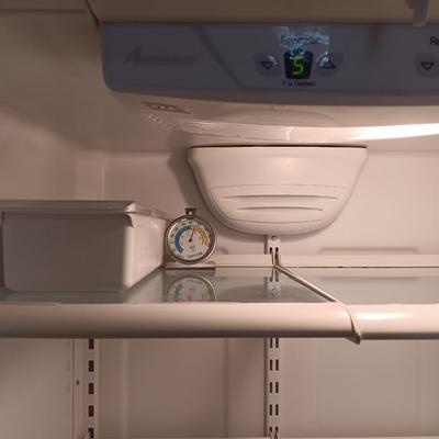 Working Amana Refrigerator with bottom freezer