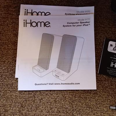 I home speaker charging system and a ipod tunedok