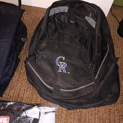 Colorado Rockies seat cushion / bag with other Rockies bags