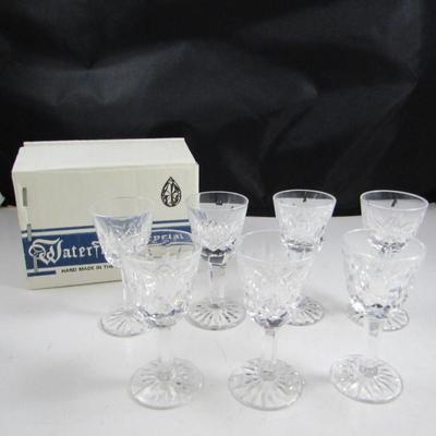 Waterford Crystal Liqueur Glasses 'Lismore' Pattern- 13 Pieces