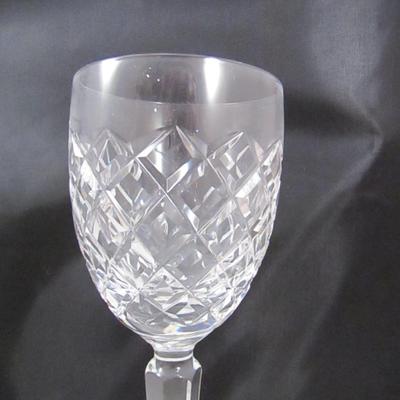Waterford Crystal Claret Wine Glasses 'Comeraugh' Pattern- 8 Pieces