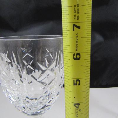 Waterford Crystal Claret Wine Glasses 'Glengarriff' Pattern- 2 Pieces