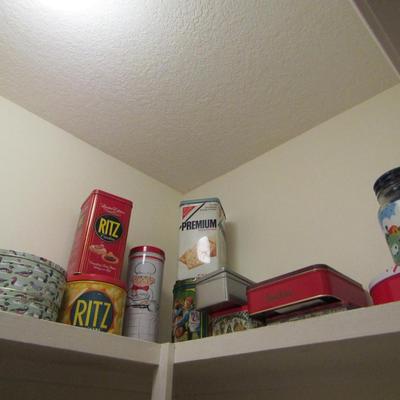 Collection of Cookie/Cracker Tins