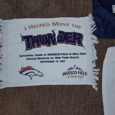 Collectible Bronco's sports / bar rags