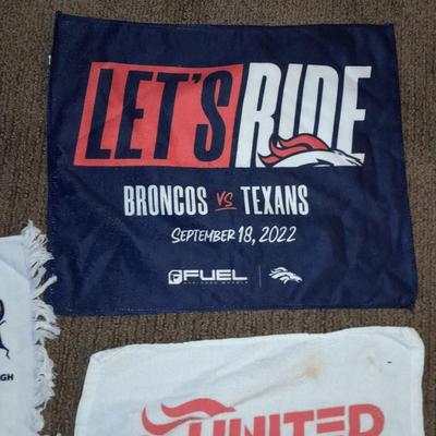 Collectible Bronco's sports / bar rags