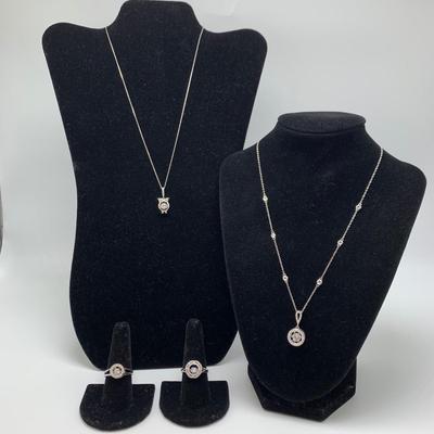 Dancing Gemstones on 925 & 10K (B3-HS)