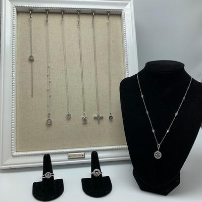 Dancing Gemstones on 925 & 10K (B3-HS)