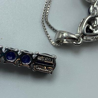 Colorful Gemstone Cross Pendants on 14K & 925 (B3-HS)