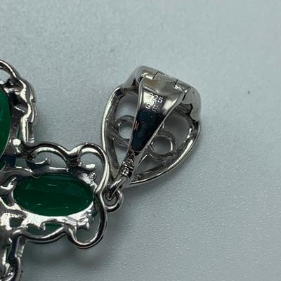 Colorful Gemstone Cross Pendants on 14K & 925 (B3-HS)