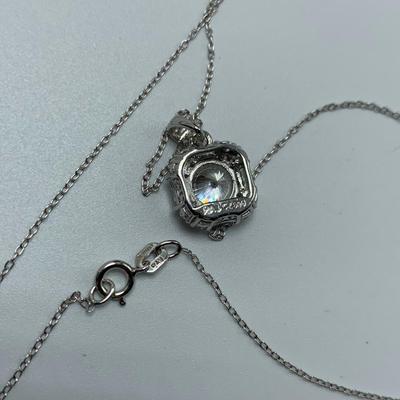 Baguette Cut Gemstone Jewelry with 925 (B3-HS)