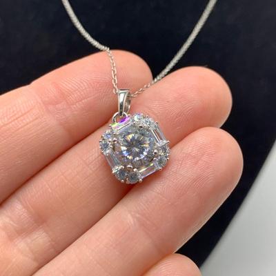 Baguette Cut Gemstone Jewelry with 925 (B3-HS)