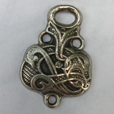 Army Medical Regiment -Da Dextram Misero WWII Sterling by Blackinton -Norway pendant - Lapel pin Veterans of war