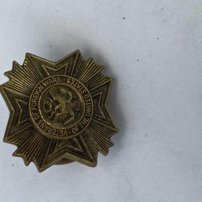 Army Medical Regiment -Da Dextram Misero WWII Sterling by Blackinton -Norway pendant - Lapel pin Veterans of war