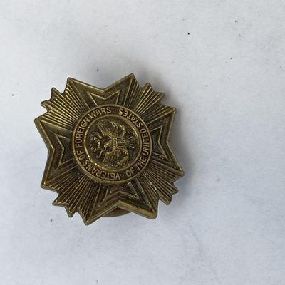 Army Medical Regiment -Da Dextram Misero WWII Sterling by Blackinton -Norway pendant - Lapel pin Veterans of war