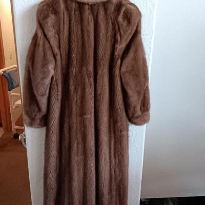 Vintage DASCO Full length fur coat Style 2200 Size 14