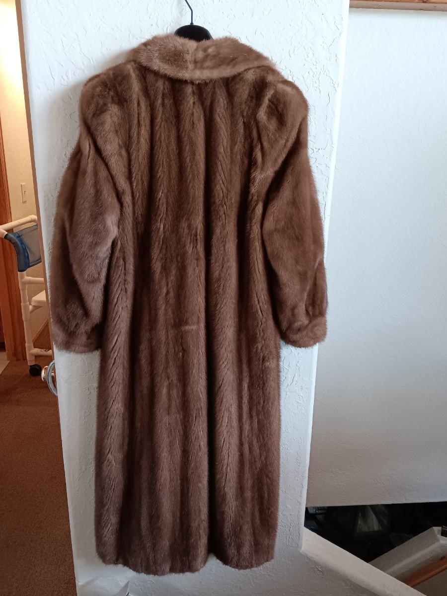 Vintage DASCO Full length fur coat Style 2200 Size 14 EstateSales