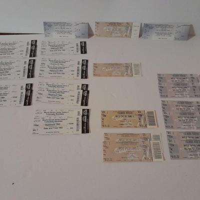 Colorado Rockies Tickets World series TBD - Tie Breakers - game 1-4 2009 Season tickets