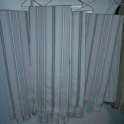 Four matching drape panels 60"