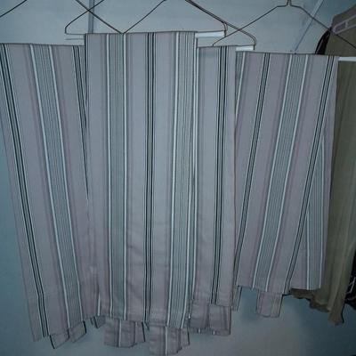 Four matching drape panels 60"