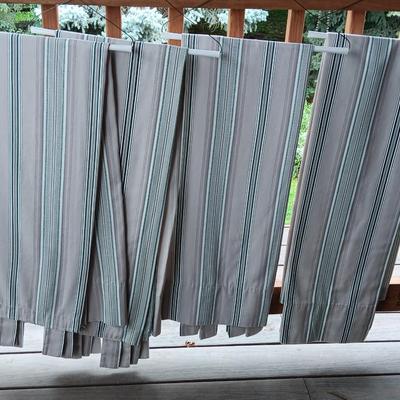 Four matching drape panels 60"