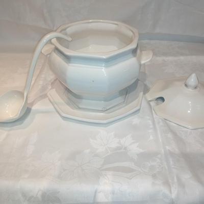 Soup Tureen with ladle