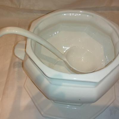 Soup Tureen with ladle