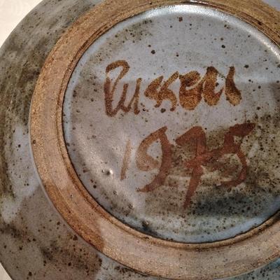 Kitchen pottery pieces some signed