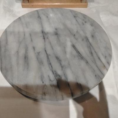 Marble rolling pin and round Marble lazy Susan
