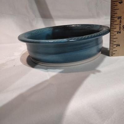 Ceramic water pitcher with clay dish