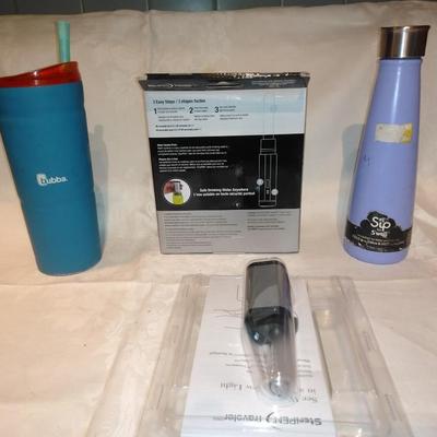 Stenpen traveler mini water purifier with water bottles / cups