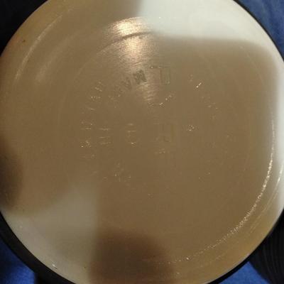 Stoneware mugs and bowls