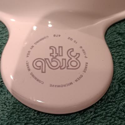 Conair Cuisine warming tray, Corningware and a microwave bacon dish