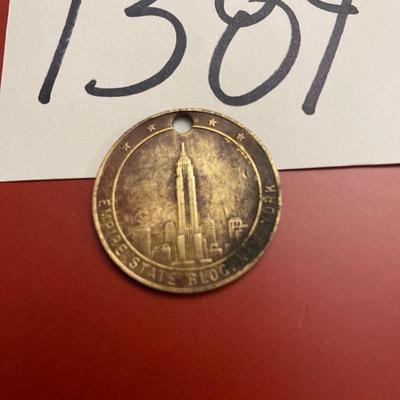 Vintage Empire State Building Coin Token