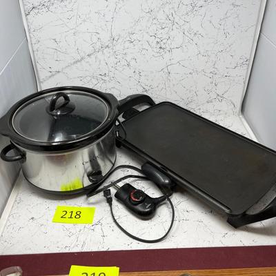 Crockpot & Electric Skillet