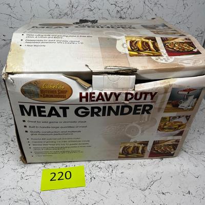 Cabelaâ€™s meat grinder