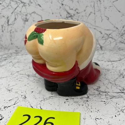 Kiss My ___ Santa Mug