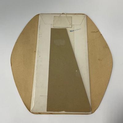-102- COLLECTIBLE | 1950â€™s Cardboard Beer Dab Sign