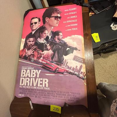 Movie Theater Poster â€œBaby Driverâ€