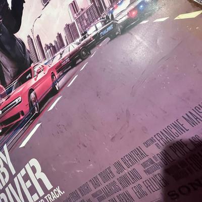 Movie Theater Poster â€œBaby Driverâ€