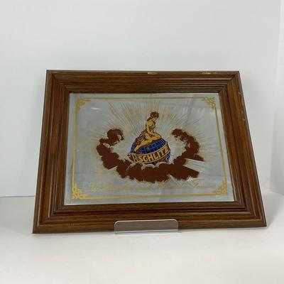 -103- COLLECTIBLE | Schlitz Framed Beer Mirror