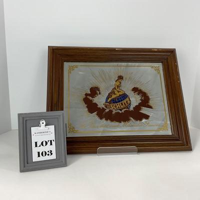 -103- COLLECTIBLE | Schlitz Framed Beer Mirror