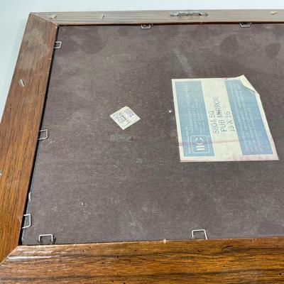 -103- COLLECTIBLE | Schlitz Framed Beer Mirror