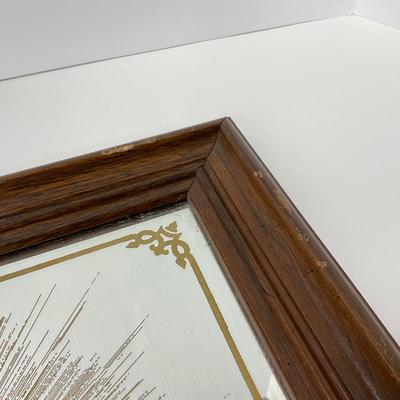 -103- COLLECTIBLE | Schlitz Framed Beer Mirror