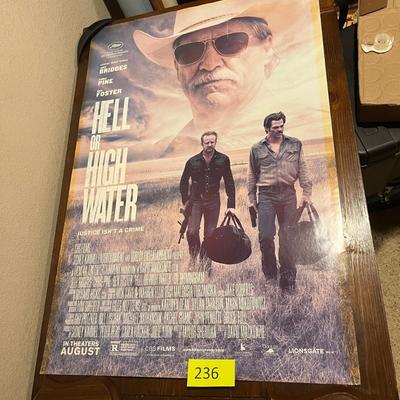 Movie Theater Poster â€œHell or High Water